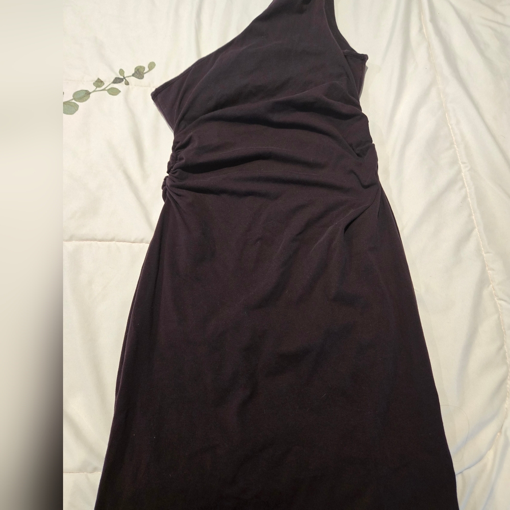 Victoria's Secret Black One Shoulder Sheath Dress